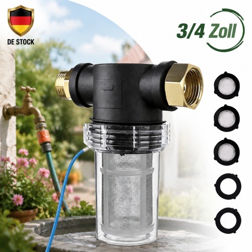 Wasserfilter klein set - klein, 3/4"